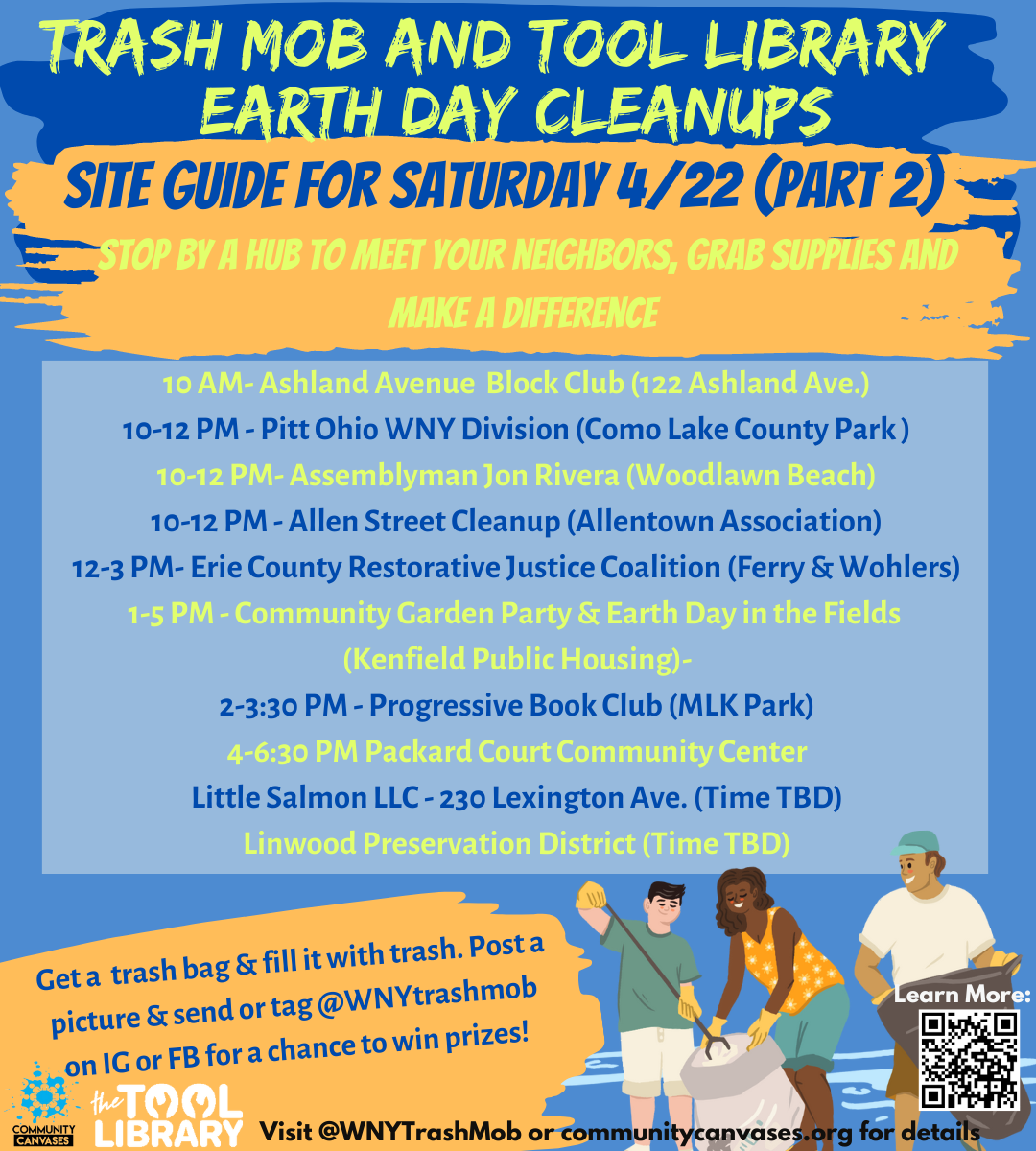 list of Earth Day Clean Ups 3